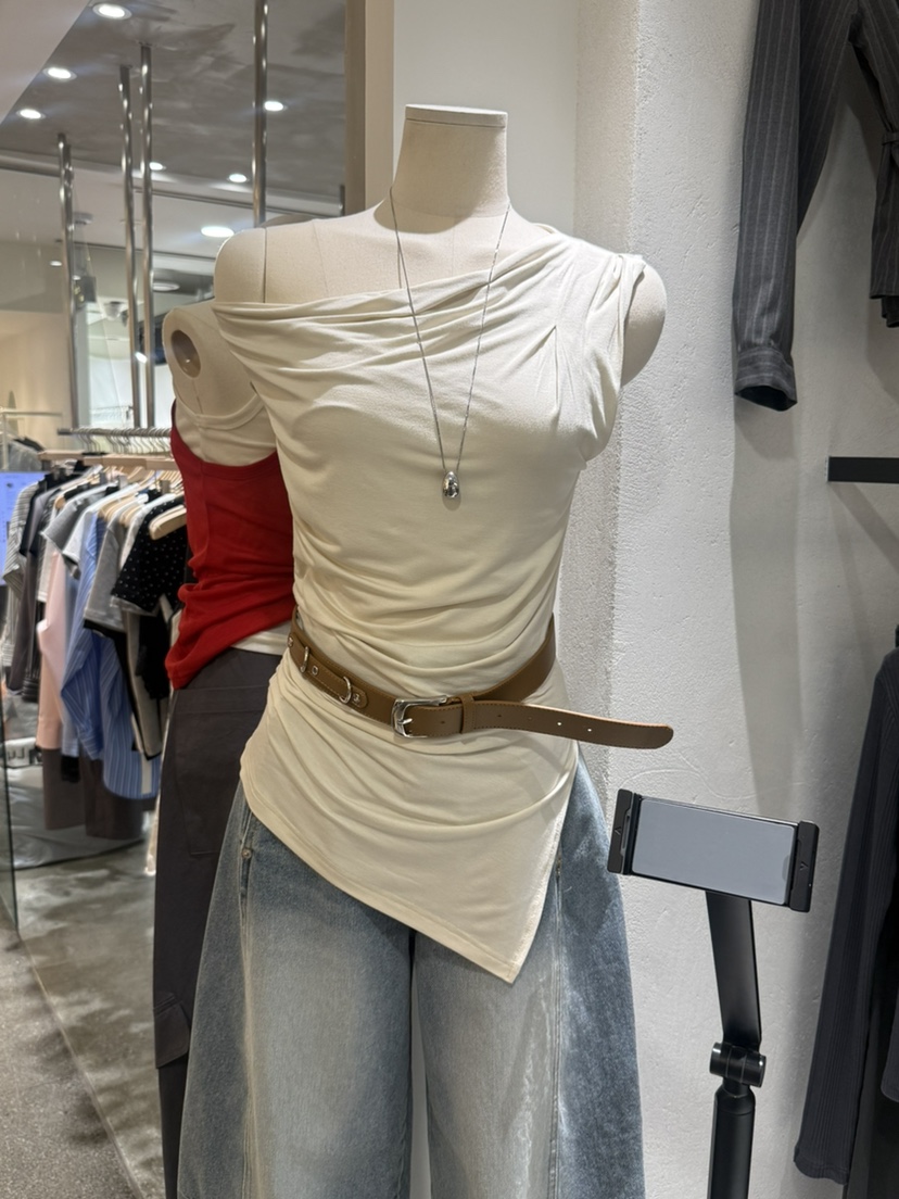 OVER NEAR韓國直郵女士新款26春夏熱賣26夏季T恤不含配飾OVER NEART恤圖色1