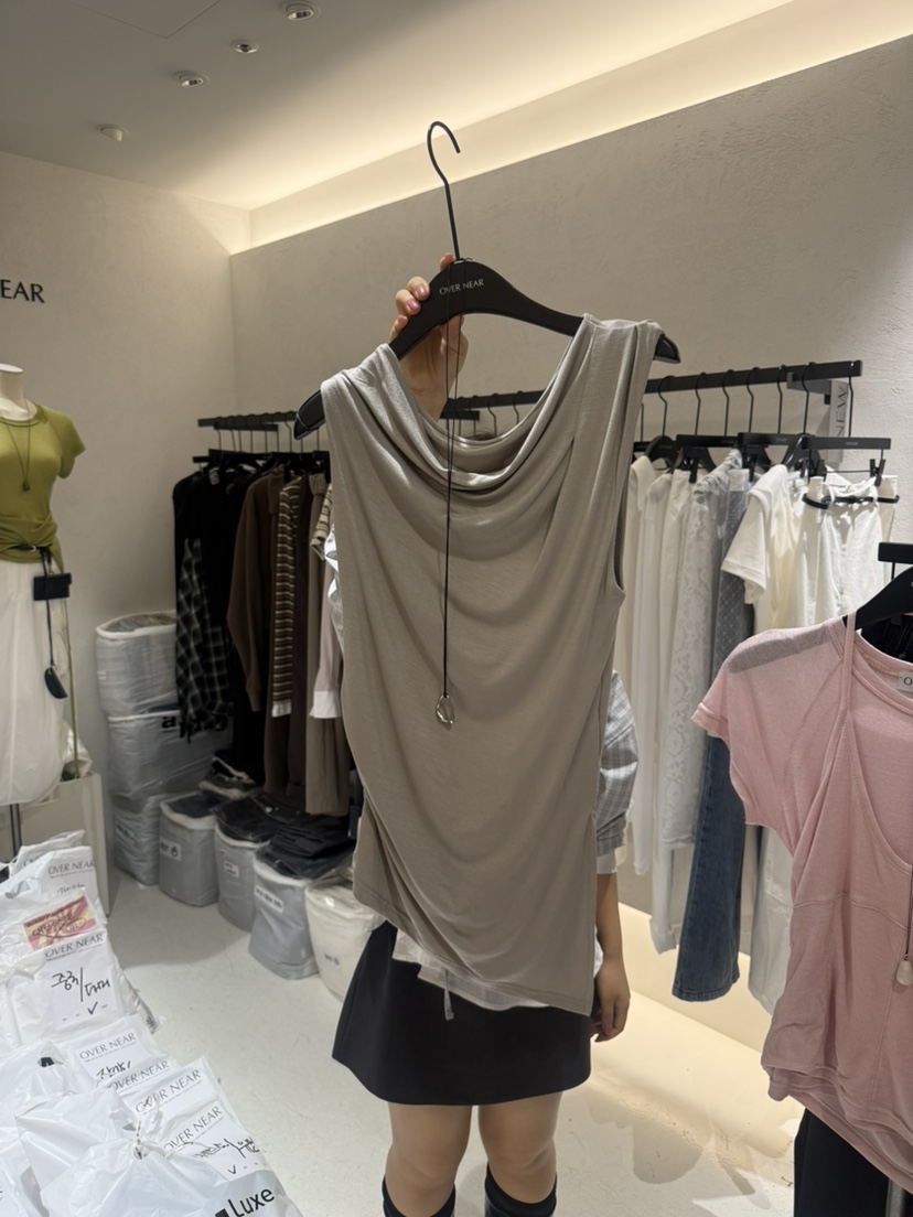 OVER NEAR韓國直郵女士新款26春夏熱賣26夏季T恤不含配飾OVER NEART恤圖色3