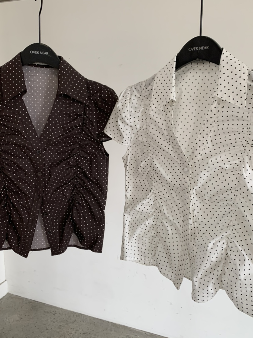 OVER NEAR韓國東大門直郵女裝新款休閑人氣26春夏襯衫蕾絲衫OVER NEAR襯衫/蕾絲衫