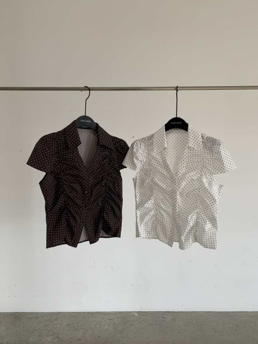 OVER NEAR韓國東大門直郵女裝新款休閑人氣26春夏襯衫蕾絲衫OVER NEAR襯衫/蕾絲衫