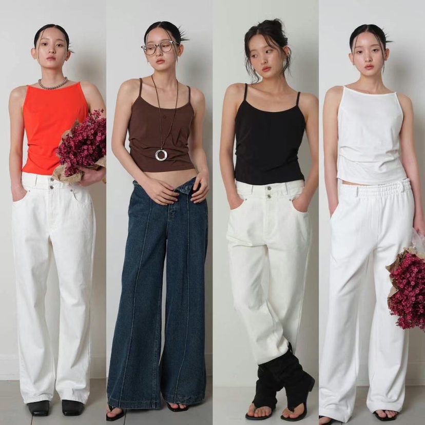 GENTLE B/LOVENTINA韓國直郵實拍女士新款熱賣吊帶背心GENTLE B/LOVENTINA吊帶/背心