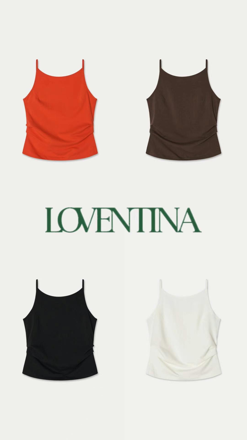 GENTLE B/LOVENTINA韓國直郵實拍女士新款熱賣吊帶背心GENTLE B/LOVENTINA吊帶/背心