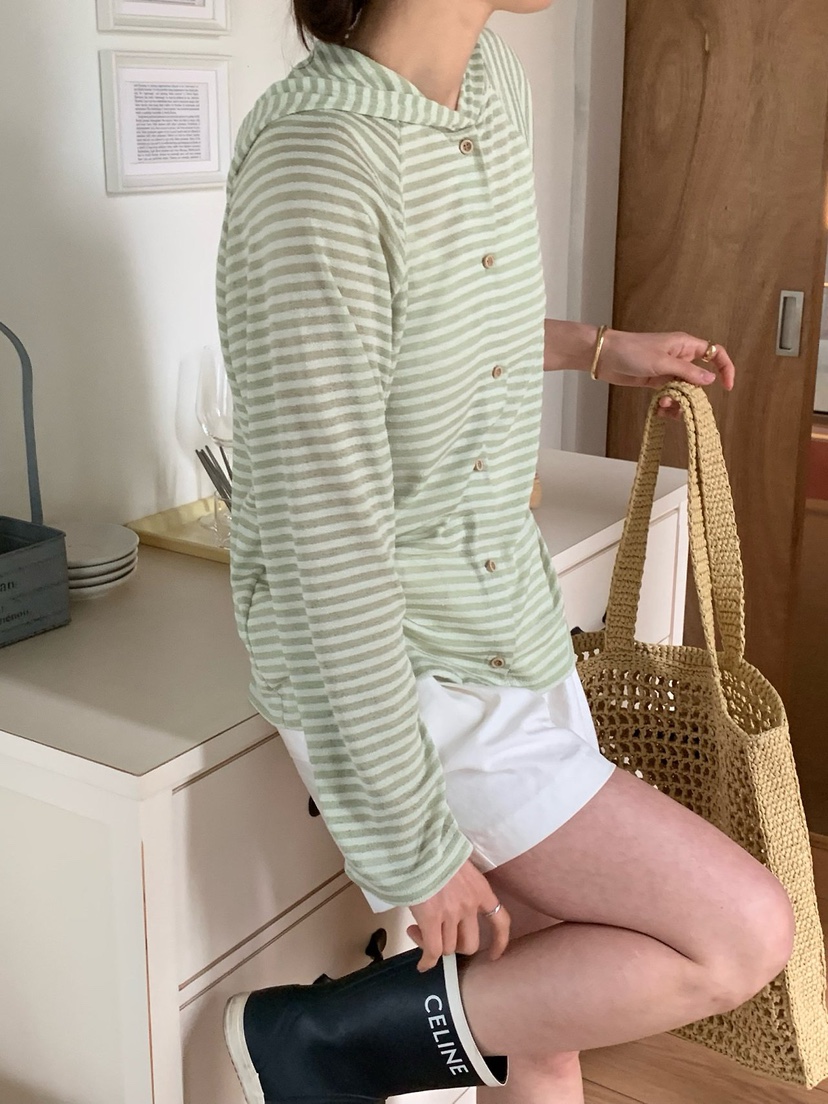 COBALT BLUE韓國代購女士新款人氣休閑熱賣26春夏長袖T恤COBALT BLUE長袖T恤