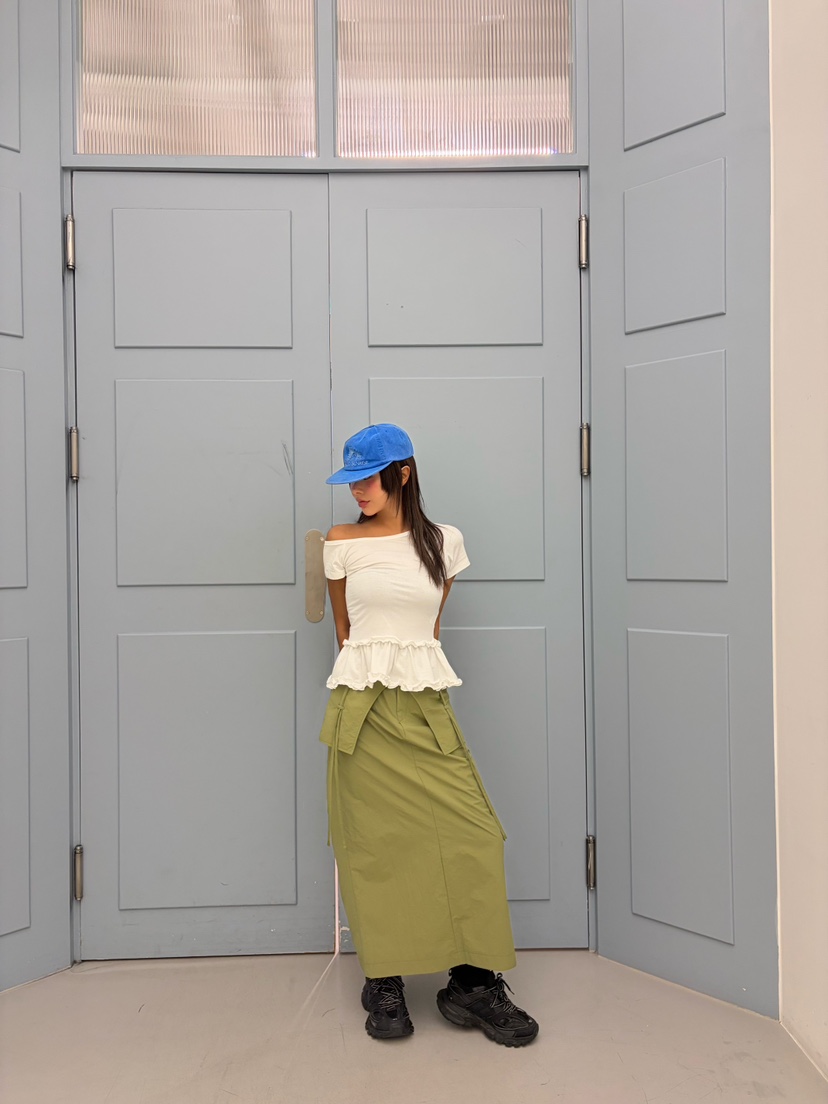 CUCUMBER韓國東大門直郵女士新款熱賣時尚26夏季T恤不對稱CUCUMBERT恤