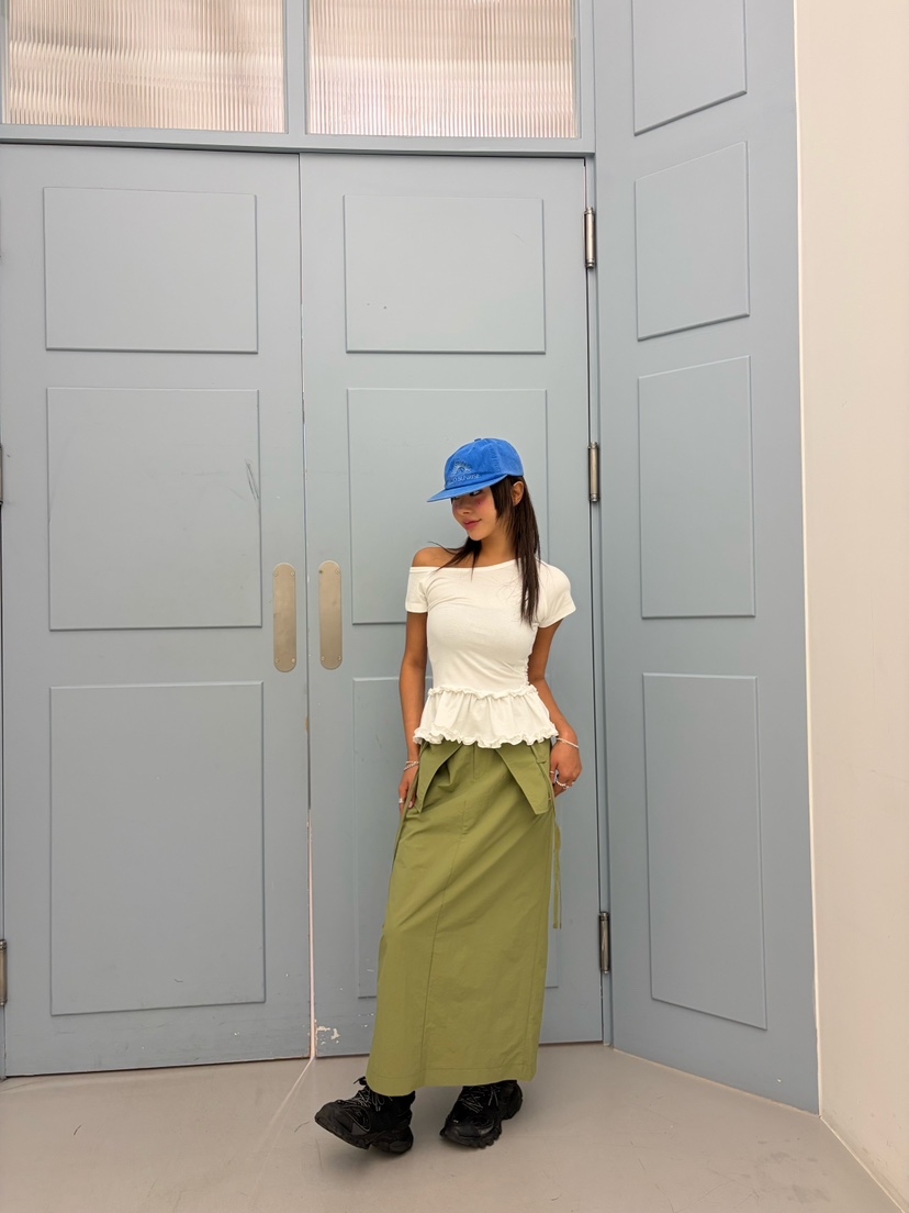 CUCUMBER韓國東大門直郵女士新款熱賣時尚26夏季T恤不對稱CUCUMBERT恤