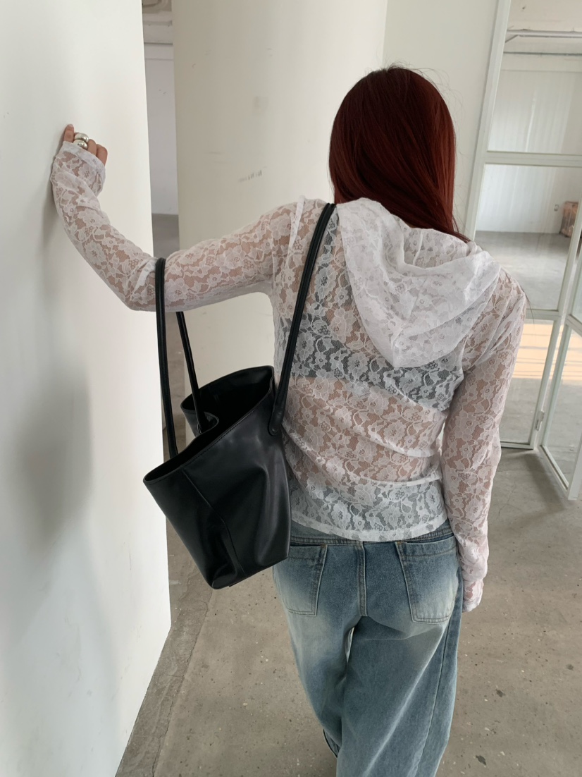 OVER NEAR韓國直郵女士新品人氣休閑26夏季熱賣長袖T恤蕾絲OVER NEAR長袖T恤