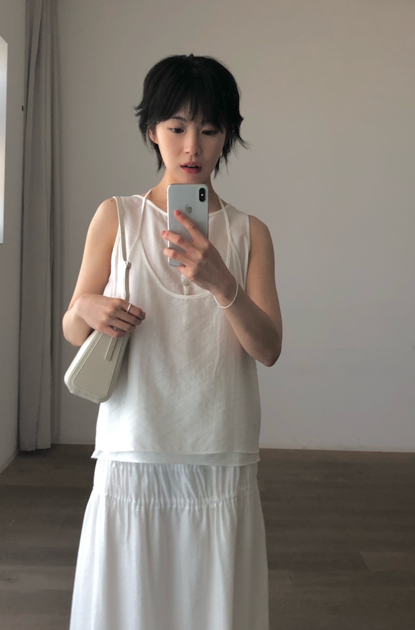 THE EYL韓國直郵女裝新款人氣時尚職業休閑吊帶背心假兩件THE EYL吊帶/背心