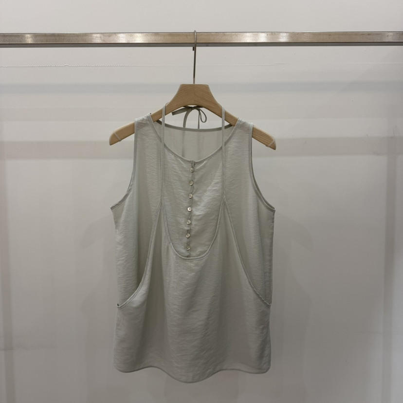 THE EYL韓國直郵女裝新款人氣時尚職業休閑吊帶背心假兩件THE EYL吊帶/背心圖色1