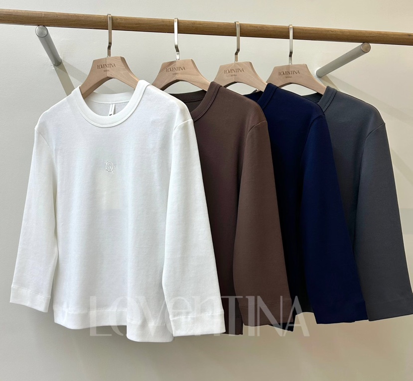 GENTLE B/LOVENTINA韓國直郵女士新款休閑職業人氣長袖T恤GENTLE B/LOVENTINA長袖T恤