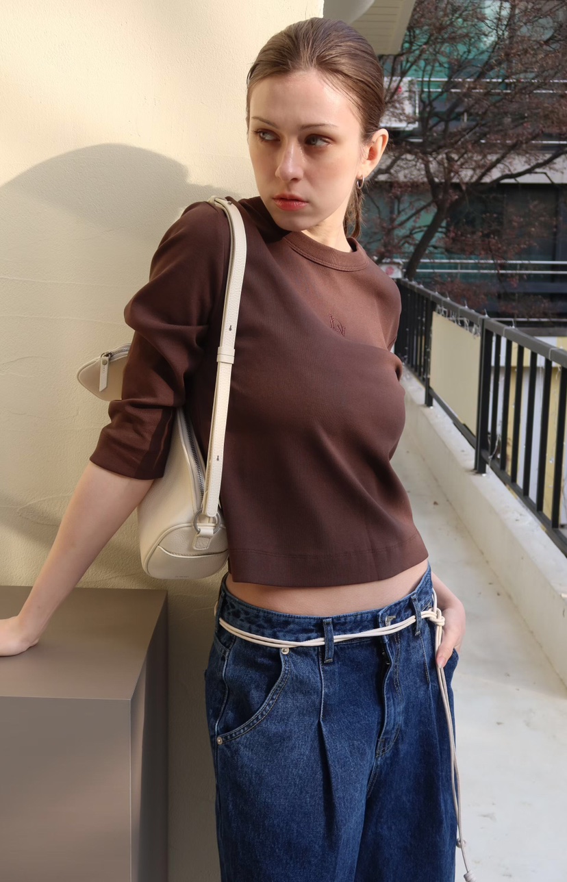 GENTLE B/LOVENTINA韓國直郵女士新款休閑職業人氣長袖T恤GENTLE B/LOVENTINA長袖T恤