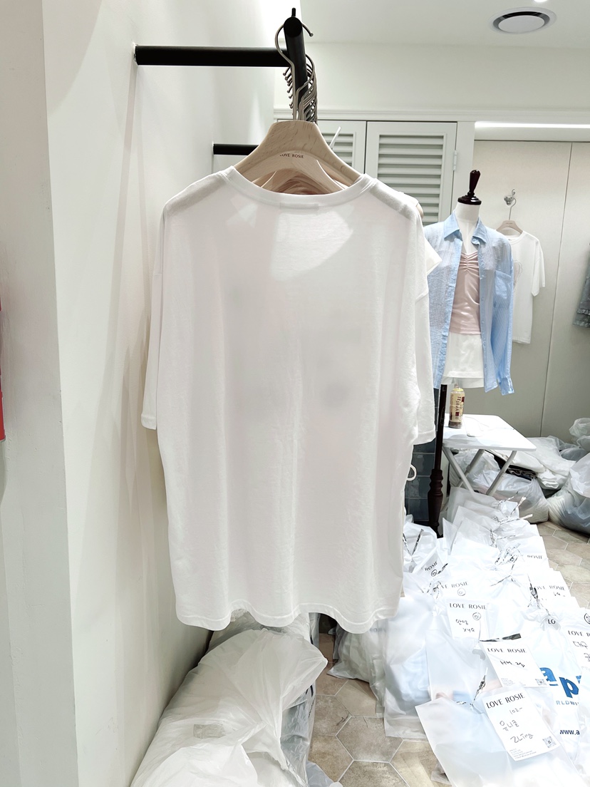 LOVE ROSIE韓國代購女士新款26夏季推薦人氣職業休閑T恤LOVE ROSIET恤