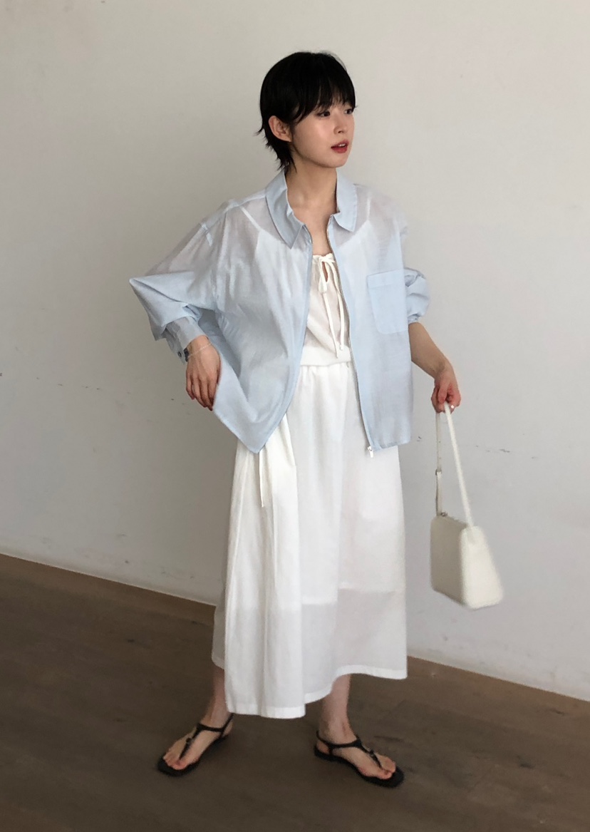 THE EYL韓國直郵女裝新款時尚休閑熱賣26夏季襯衫蕾絲衫THE EYL襯衫/蕾絲衫