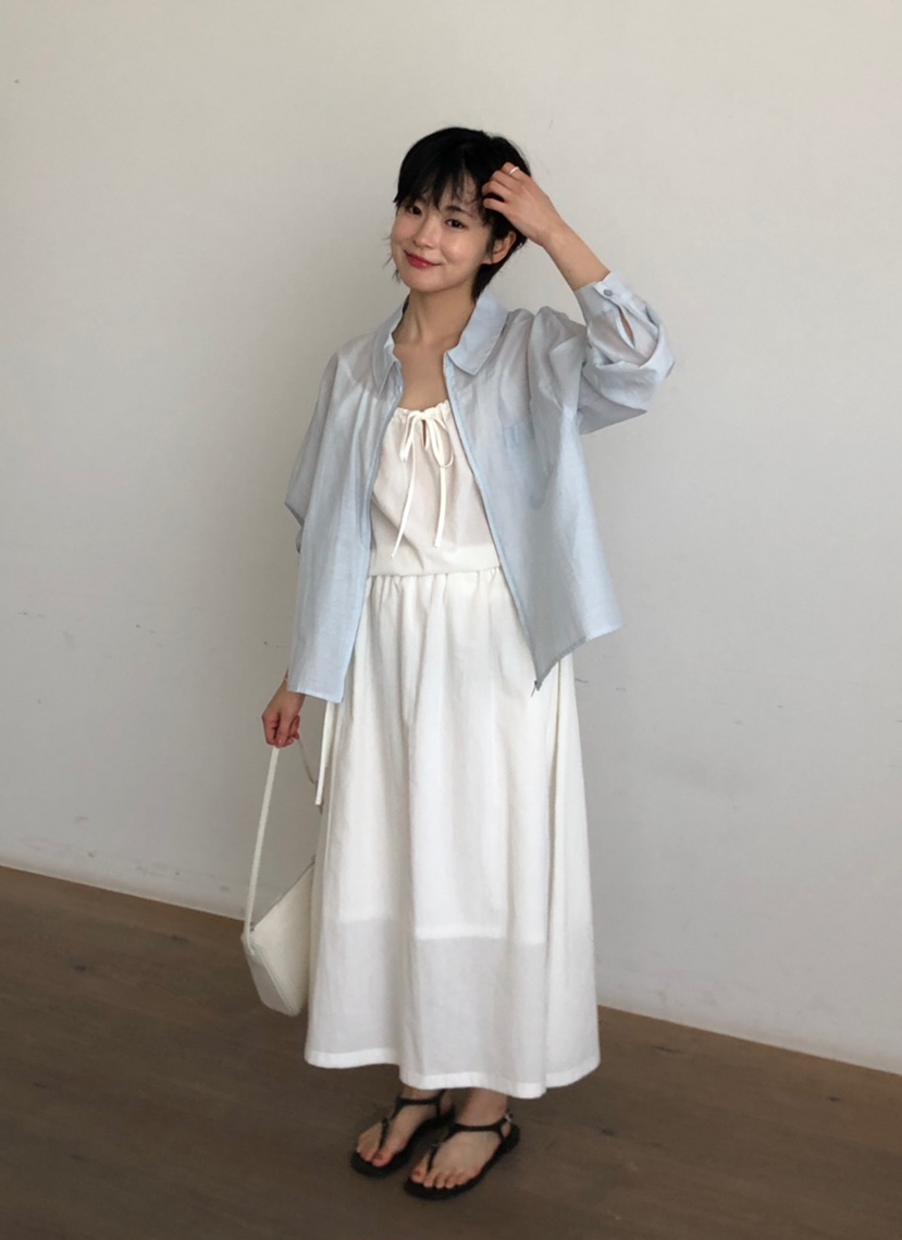 THE EYL韓國直郵女裝新款時尚休閑熱賣26夏季襯衫蕾絲衫THE EYL襯衫/蕾絲衫