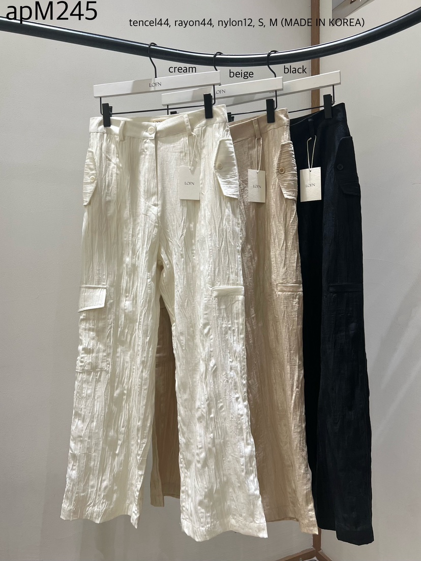 LOFN韓國直郵女裝新款人氣時尚推薦休閑熱賣26春夏休閑褲LOFN休閑褲