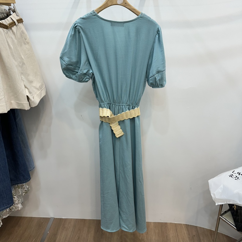 ABLESTUDIO東大門實拍韓國女士新款休閑推薦連衣裙含腰帶ABLESTUDIO連衣裙