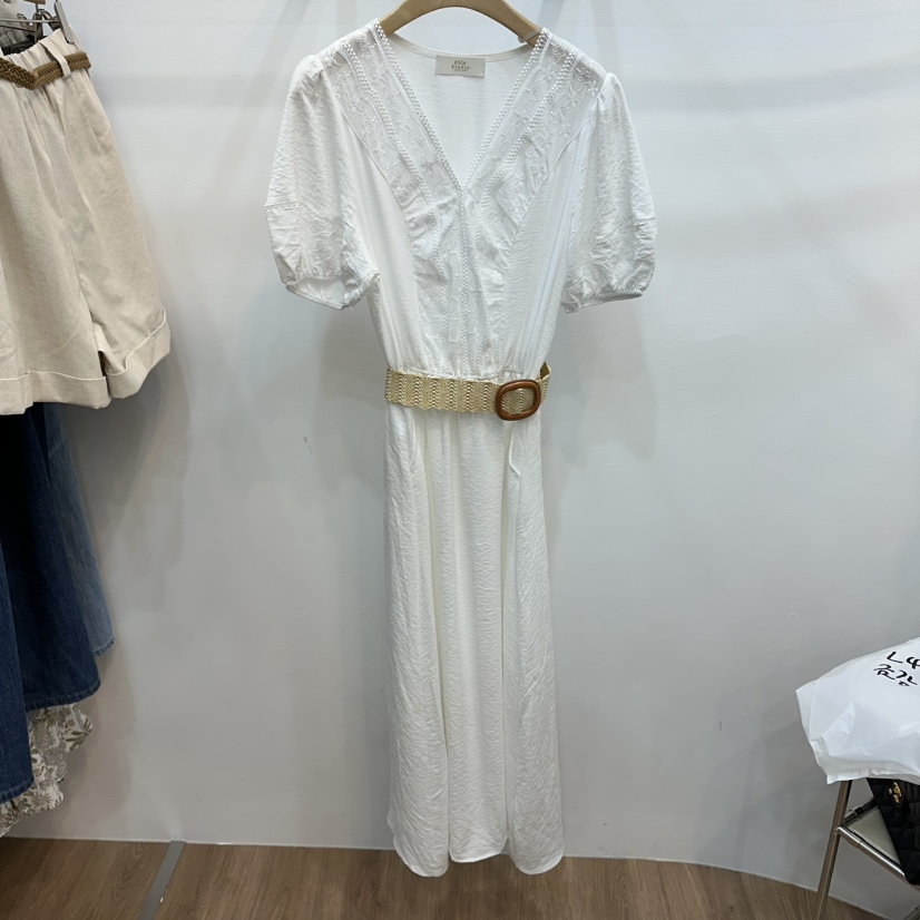 ABLESTUDIO東大門實拍韓國女士新款休閑推薦連衣裙含腰帶ABLESTUDIO連衣裙圖色2