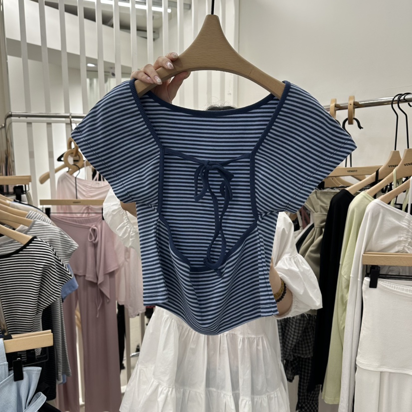 VENEFIT韓國東大門代購女裝新款人氣推薦職業26春夏熱賣T恤VENEFIT/JENNIET恤