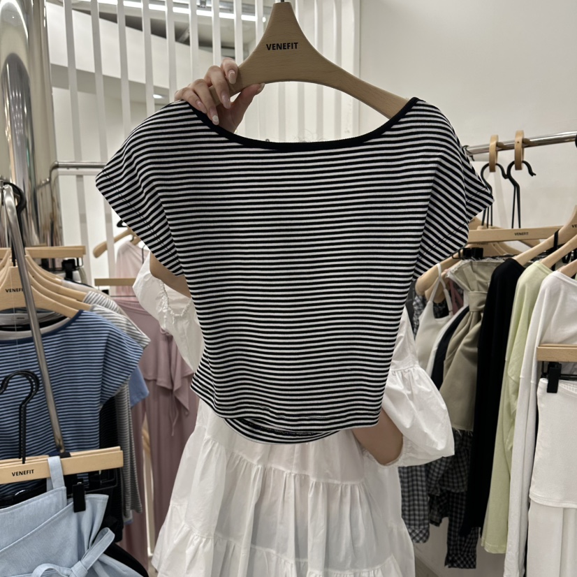 VENEFIT韓國東大門代購女裝新款人氣推薦職業26春夏熱賣T恤VENEFIT/JENNIET恤圖色5