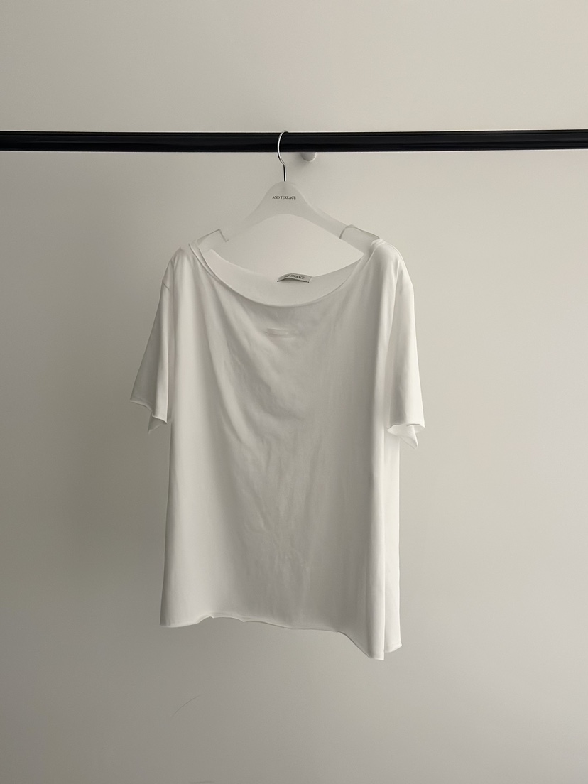 ANDTERRACE韓國代購女士新品時尚熱賣26春夏26夏季休閑T恤ANDTERRACET恤圖色2