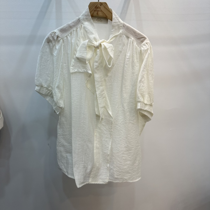 ABLESTUDIO韓國代購女裝新品人氣休閑26夏季推薦襯衫蕾絲衫ABLESTUDIO襯衫/蕾絲衫圖色2