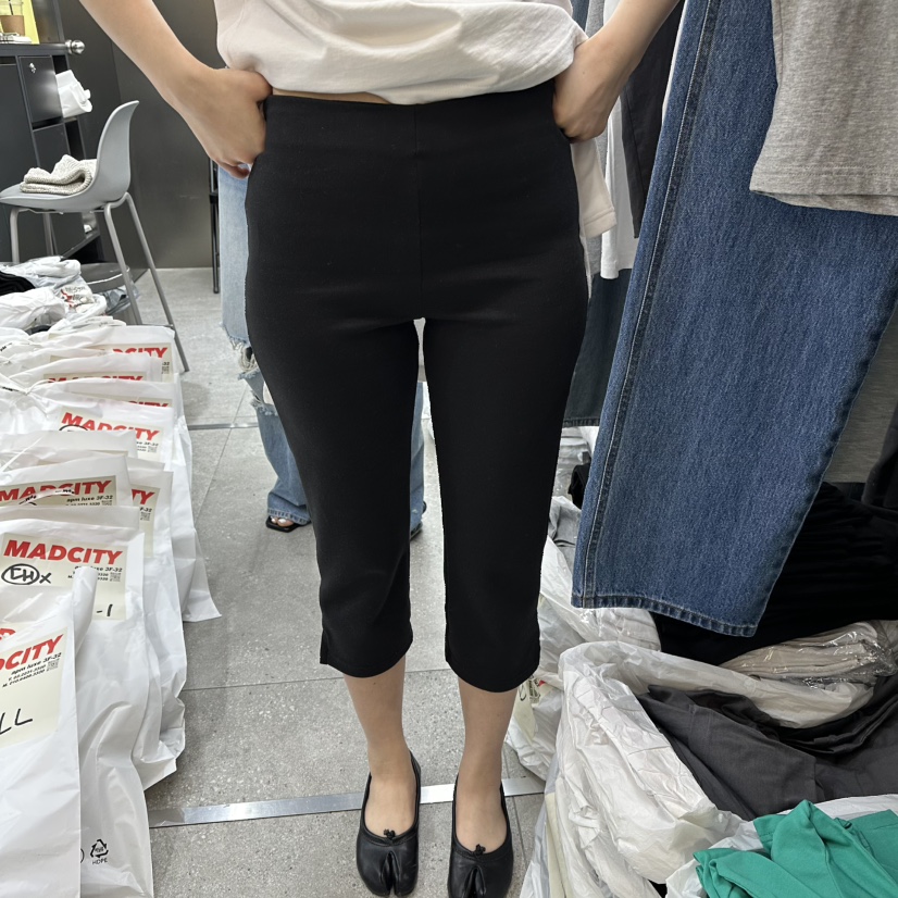 MADCITY/SAGAFURS韓國東大門代購女裝新款熱賣休閑褲七分褲MADCITY/SAGAFURS休閑褲