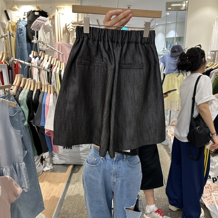 DELLING韓國直郵實拍女士新品休閑推薦熱賣職業26夏季短褲DELLING短褲