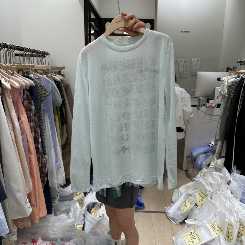 THEMORYPARK韓國直郵實拍女士新款人氣休閑時尚熱賣長袖T恤THE MORY PARK長袖T恤圖色1