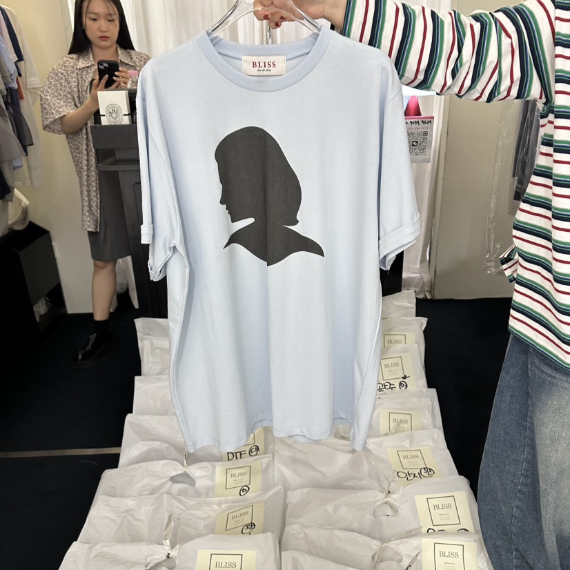 BLISS韓國代購女裝新款休閑熱賣人氣職業時尚真品26春夏T恤BLISST恤圖色2