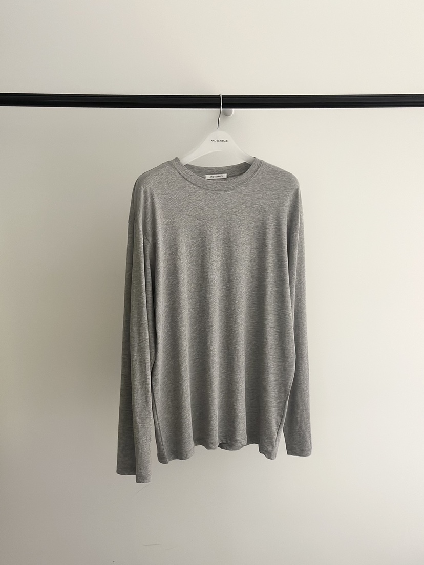 ANDTERRACE韓國代購女士新款熱賣時尚26春夏推薦人氣長袖T恤ANDTERRACE長袖T恤圖色2