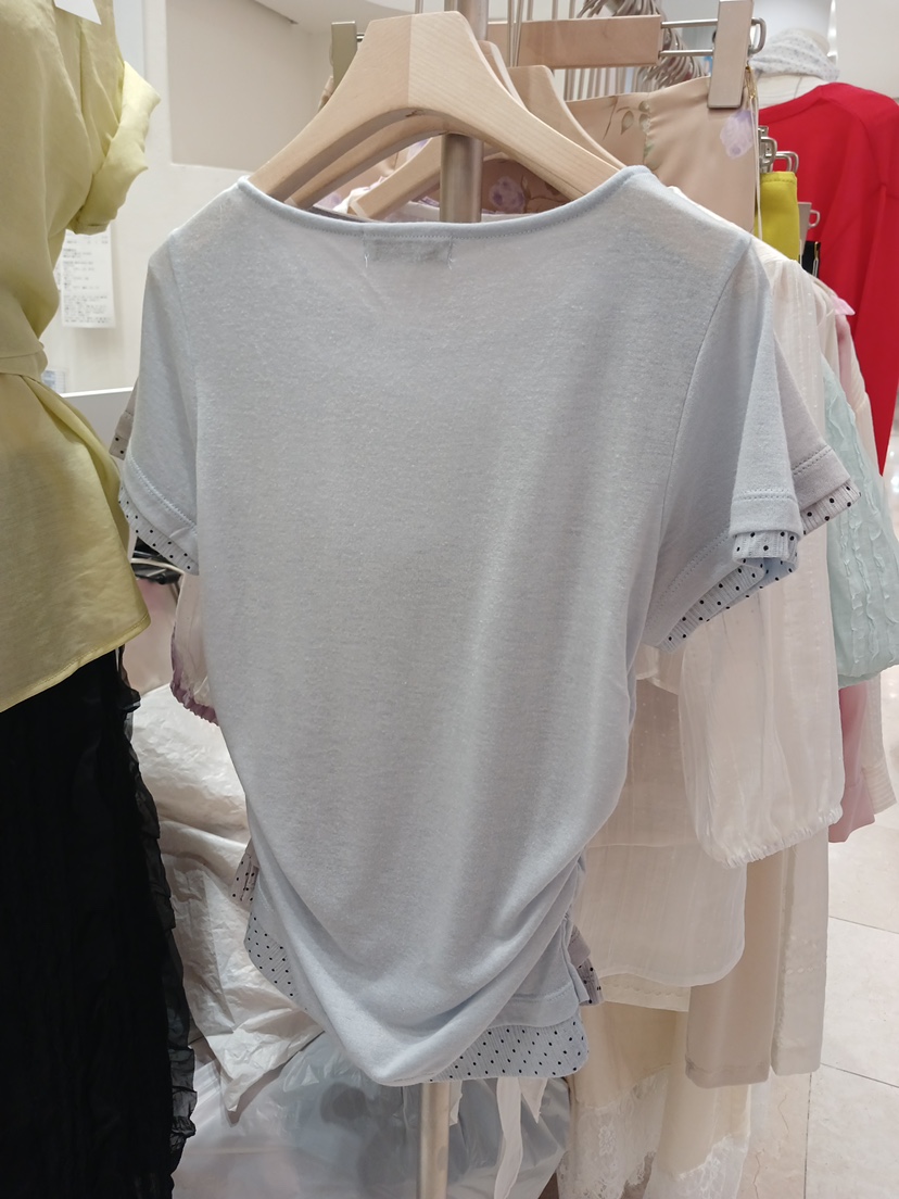 BLOWING韓國直郵女裝新品時尚職業推薦人氣26春夏T恤假兩件BLOWINGT恤