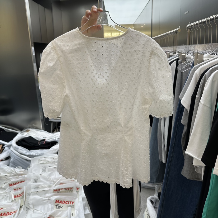 MADCITY/SAGAFURS東大門代購女裝新款休閑真品襯衫蕾絲衫MADCITY/SAGAFURS襯衫/蕾絲衫