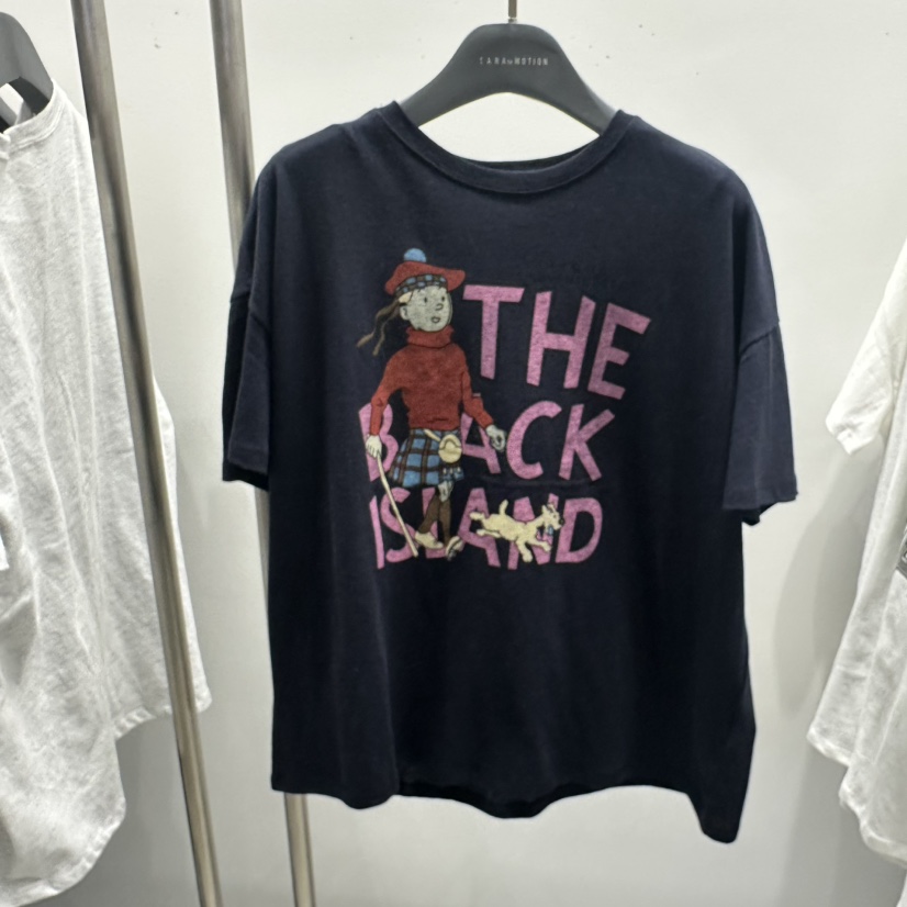 TARABY MOTION韓國直郵實拍女士新品時尚休閑26夏季26春夏T恤TARABY MOTIONT恤圖色2