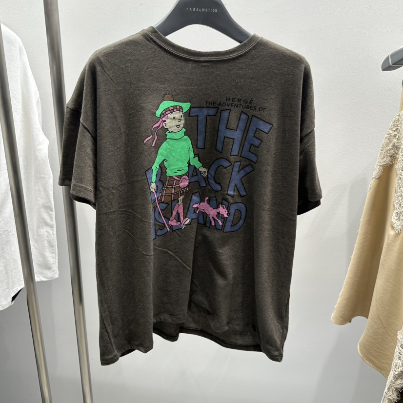 TARABY MOTION韓國直郵實拍女士新品時尚休閑26夏季26春夏T恤TARABY MOTIONT恤圖色4