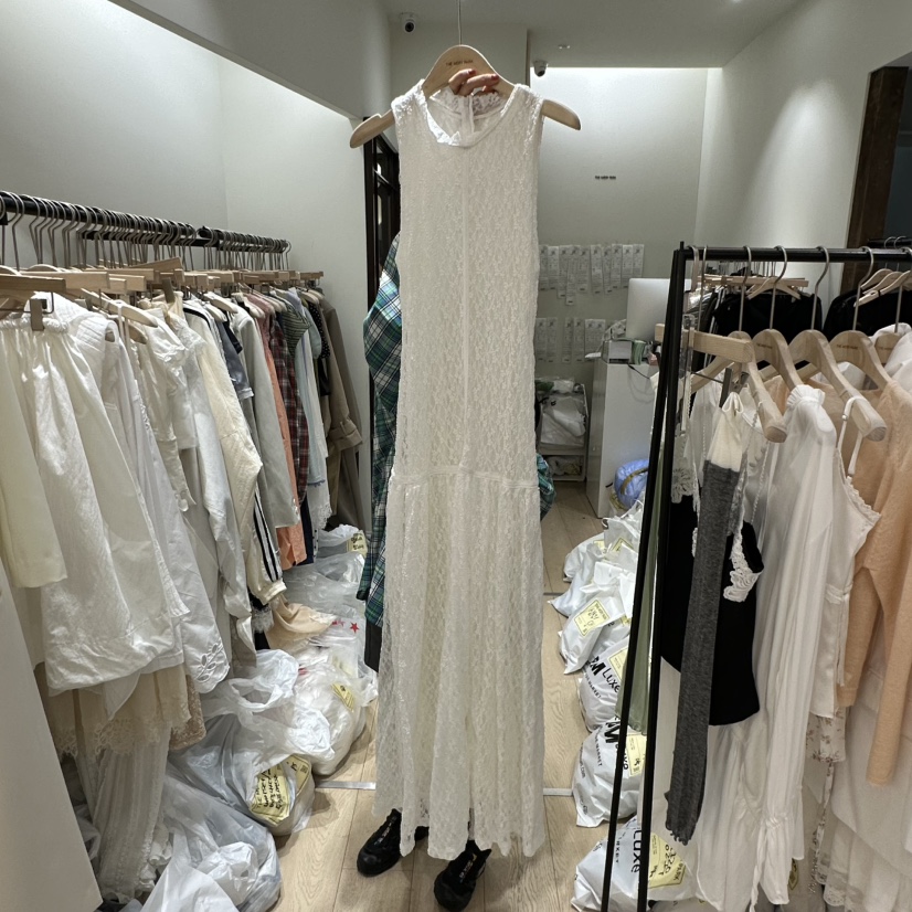 THEMORYPARK韓國代購女士新品休閑真品熱賣26春夏連衣裙蕾絲THE MORY PARK連衣裙圖色1