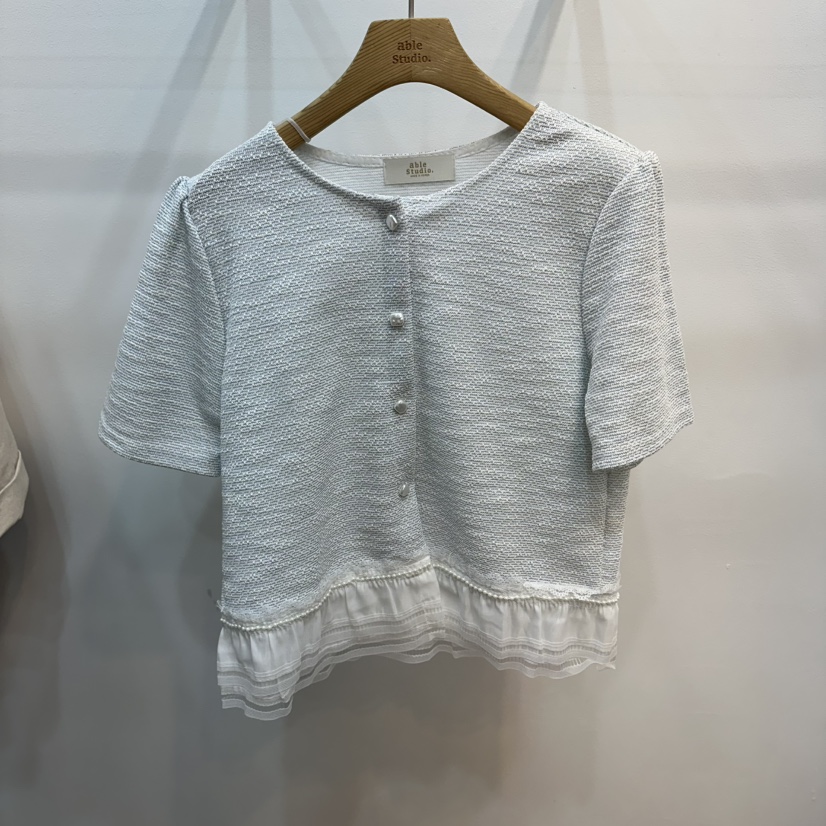 ABLESTUDIO東大門實拍韓國女裝新品休閑26夏季職業針織衫ABLESTUDIO針織衫圖色2