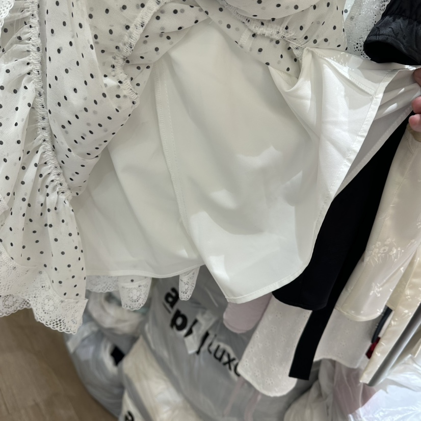 HANSUNGHYUN韓國代購女士新款推薦時尚26夏季裙褲蕾絲圓點HANSUNGHYUN裙褲