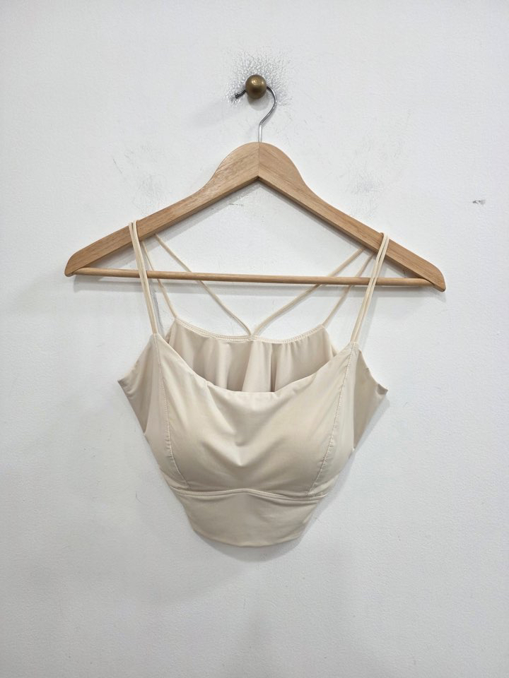 LE MIU韓國直郵女裝新款熱賣休閑職業26春夏時尚吊帶背心LE_MIU吊帶/背心圖色2淺米色