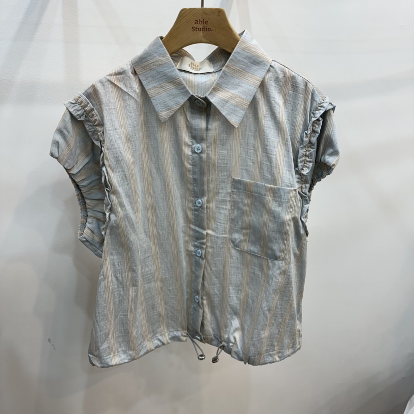 ABLESTUDIO東大門代購女裝新品人氣26春夏職業襯衫蕾絲衫ABLESTUDIO襯衫/蕾絲衫圖色1