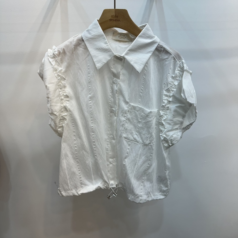 ABLESTUDIO東大門代購女裝新品人氣26春夏職業襯衫蕾絲衫ABLESTUDIO襯衫/蕾絲衫圖色2