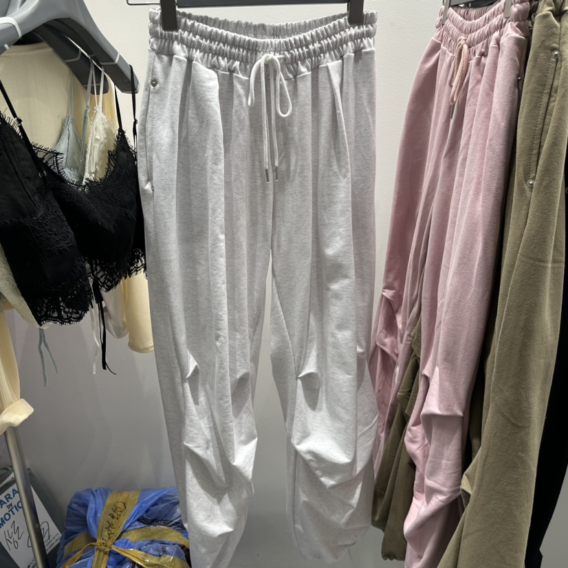 TARABY MOTION韓國代購女裝新款真品推薦休閑時尚休閑褲TARABY MOTION休閑褲圖色1灰白色