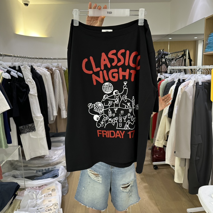 TED韓國代購女裝新品26春夏職業熱賣時尚休閑26夏季推薦T恤TEDT恤圖色1
