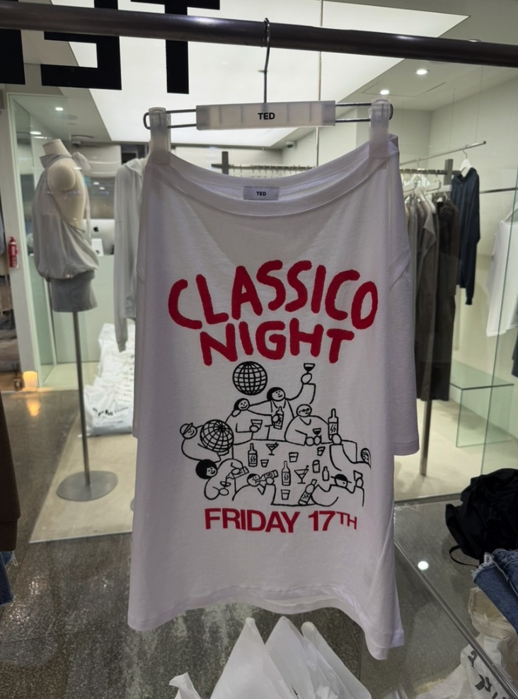 TED韓國代購女裝新品26春夏職業熱賣時尚休閑26夏季推薦T恤TEDT恤圖色2