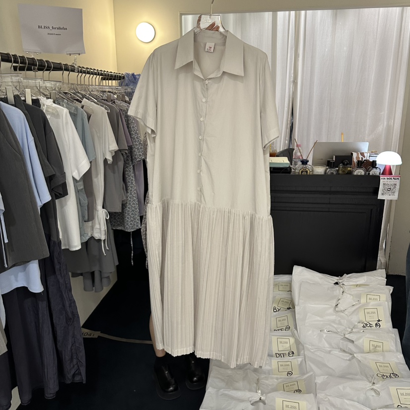 BLISS韓國直郵女裝新品休閑職業推薦熱賣26春夏時尚連衣裙BLISS連衣裙圖色1