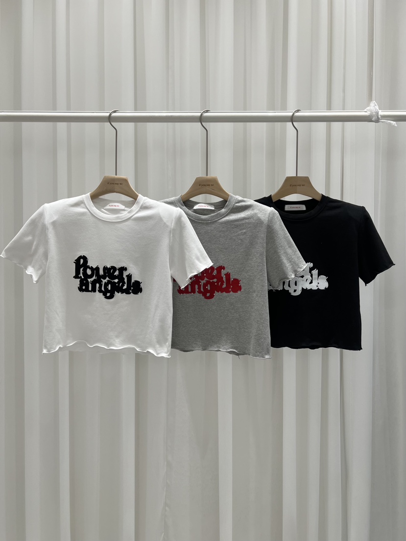 IF YOU SAY SO/PLUM-Q韓國直郵女裝新品人氣26夏季T恤IF YOU SAY SO/PLUM-QT恤