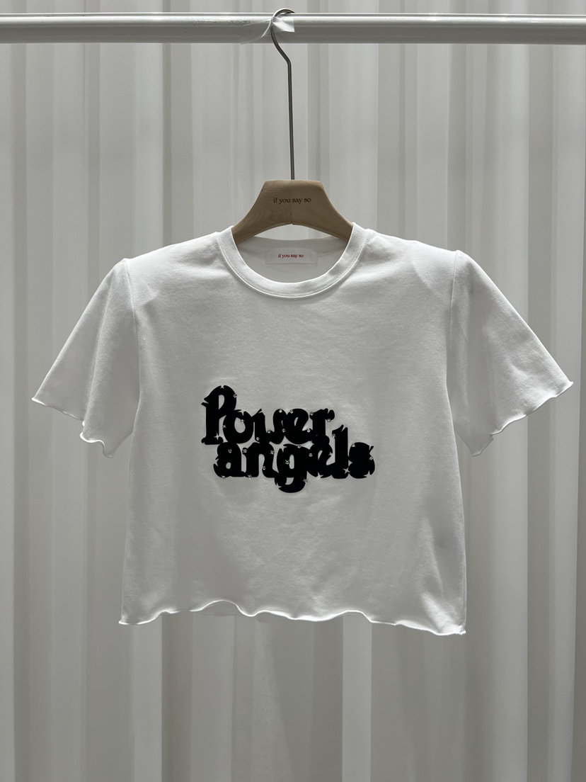 IF YOU SAY SO/PLUM-Q韓國直郵女裝新品人氣26夏季T恤IF YOU SAY SO/PLUM-QT恤圖色1