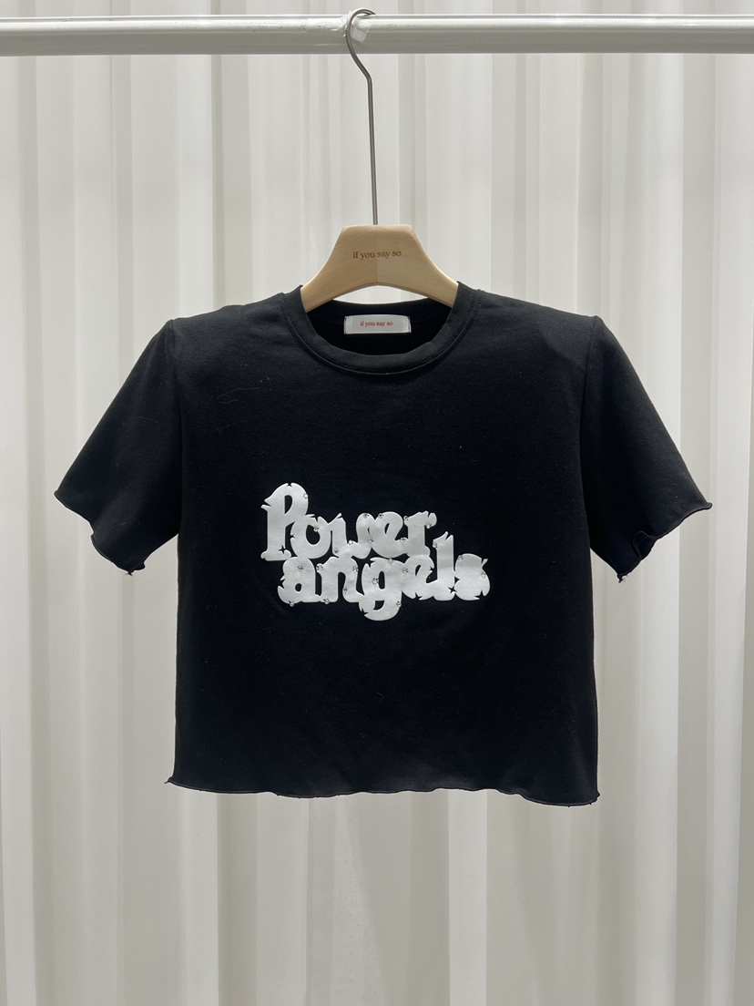 IF YOU SAY SO/PLUM-Q韓國直郵女裝新品人氣26夏季T恤IF YOU SAY SO/PLUM-QT恤圖色2