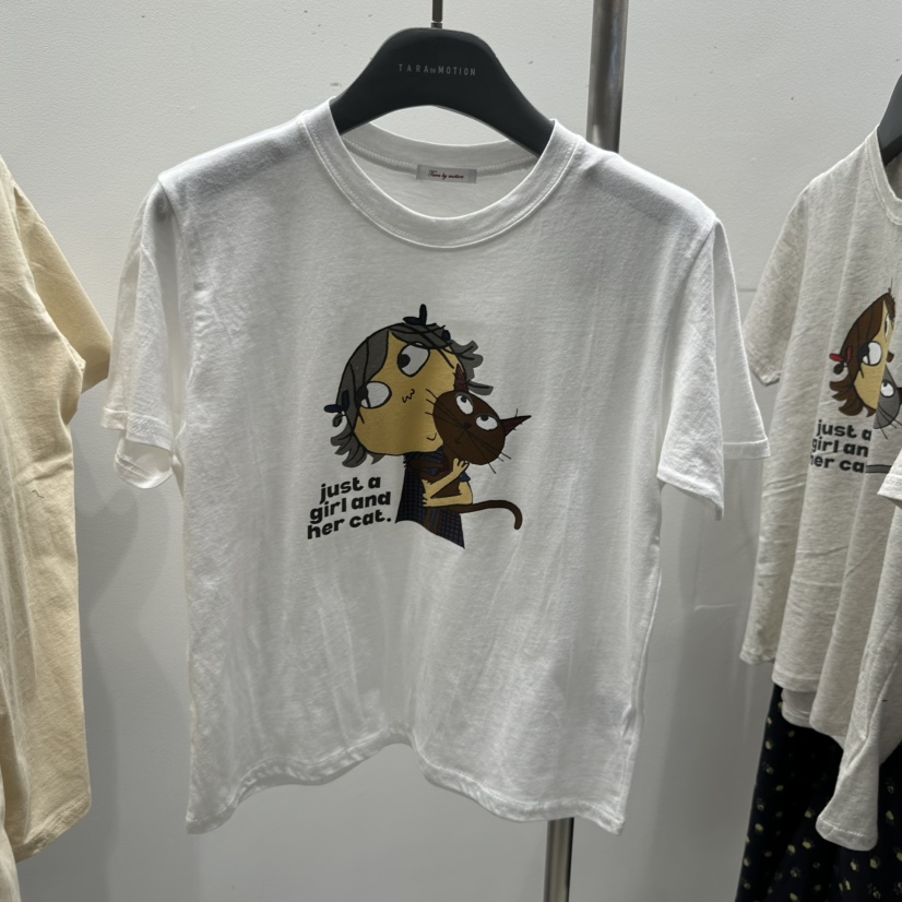 TARABY MOTION韓國直郵實拍女裝新品26夏季時尚休閑人氣T恤TARABY MOTIONT恤圖色3