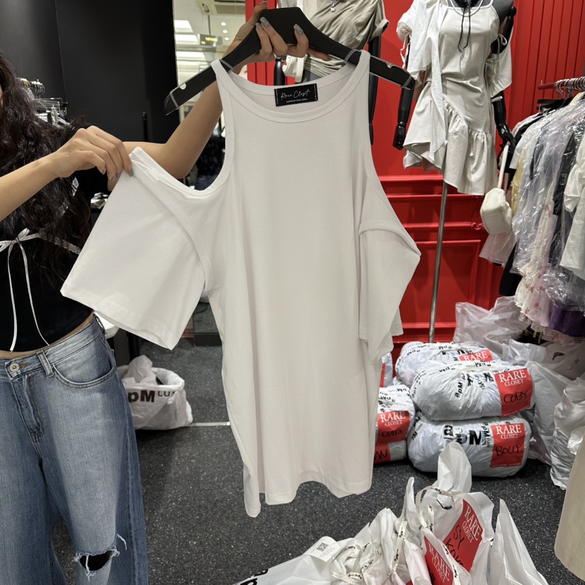 RARE CLOSET東大門實拍韓國女裝新款26春夏時尚人氣26夏季T恤RARE CLOSETT恤圖色2