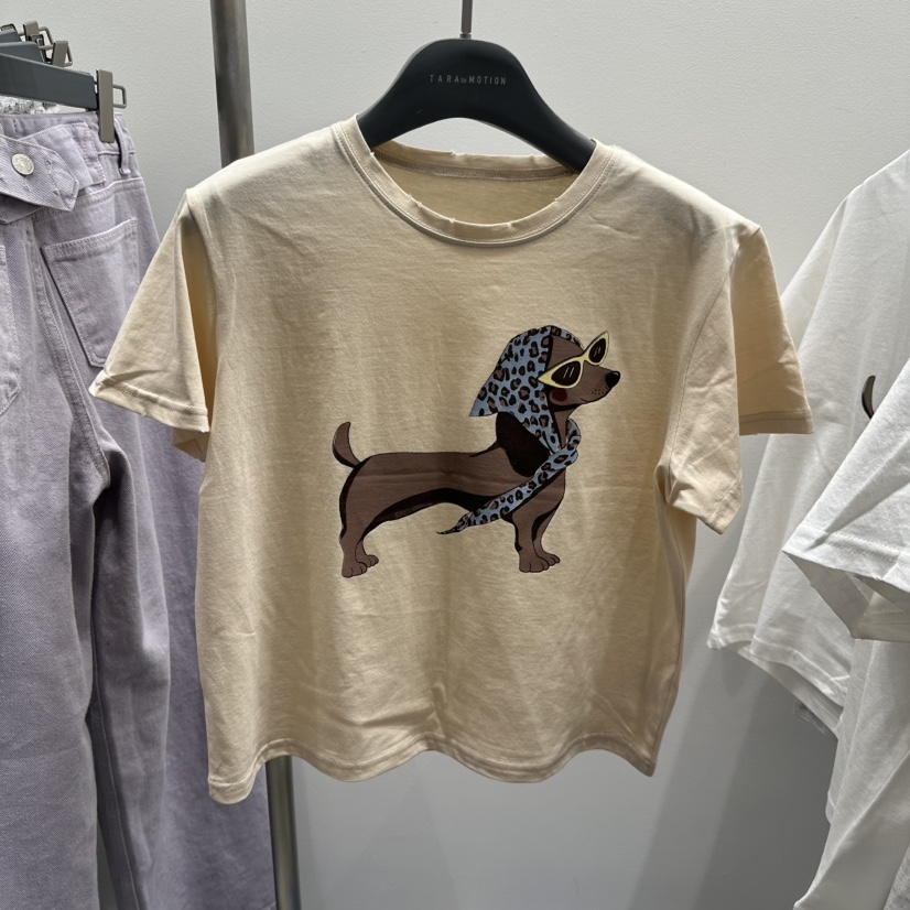 TARABY MOTION東大門直郵女士新品熱賣時尚26春夏職業T恤TARABY MOTIONT恤圖色1