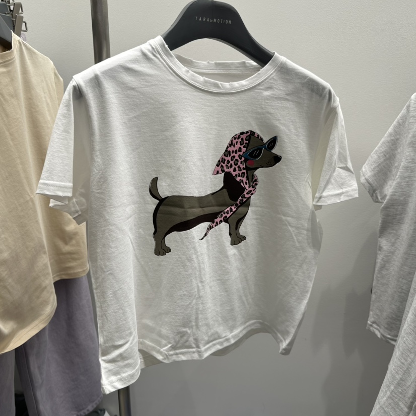 TARABY MOTION東大門直郵女士新品熱賣時尚26春夏職業T恤TARABY MOTIONT恤圖色2